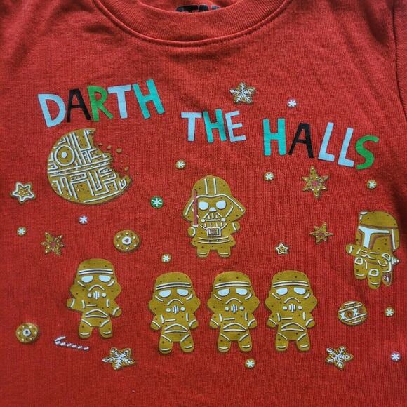 Spotted Zebra Star Wars Christmas Pajama Top - Picture 5 of 5